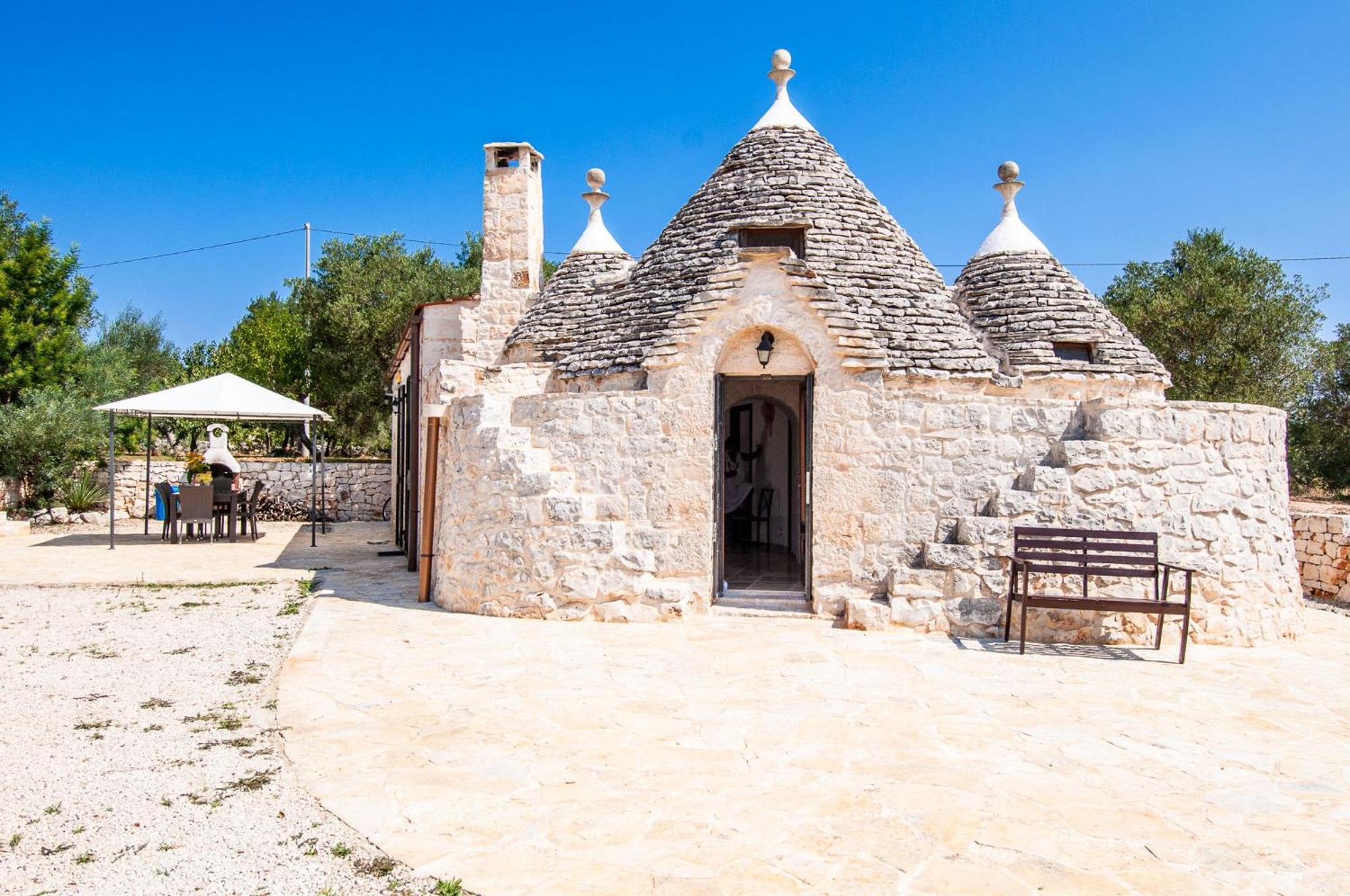 Вилла Trullo Gemelli Кастеллана-Гротте Экстерьер фото